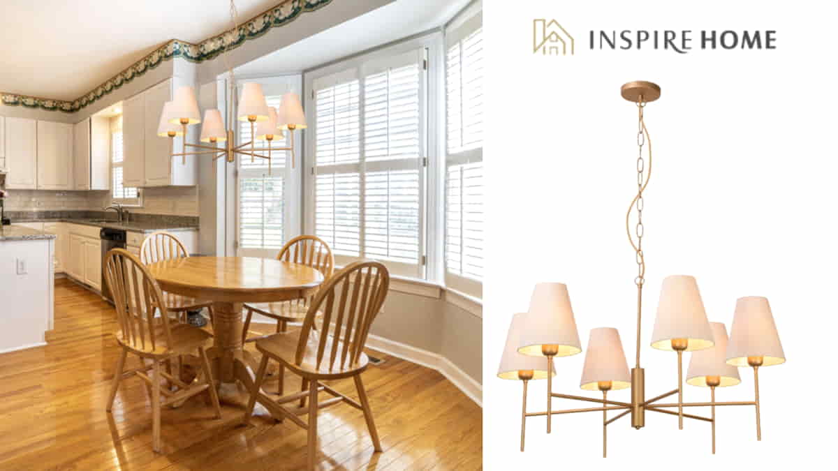 Lustre para sala de jantar conjugada com sala de estar