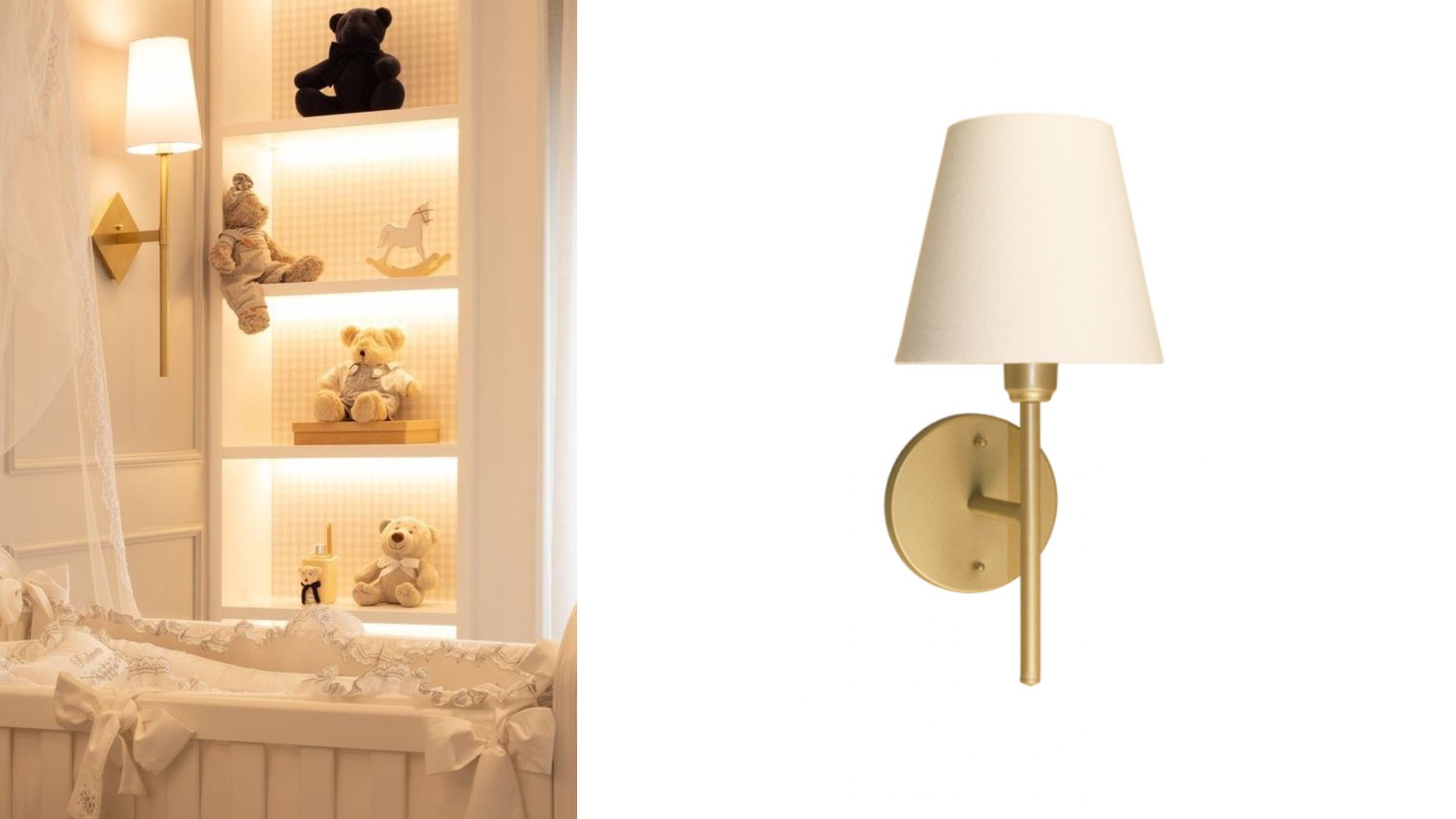 Luzes de LED na parede